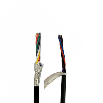 jakość  High Flex Robotic Cable Multi Core Electrical Cable ETFE Insulation PUR Jacket Fabryka