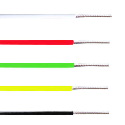 Silver Plated Copper PFA Insulated Hook up Wire with 1-5 Core Options and 0.05-6mm2 Size Range for High Temperature Applications