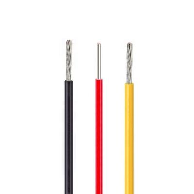 Włókno izolowane PFA o rozmiarze 12 gabarytów, pokryte srebrem, o zakresie 36awg ~ 3 / 0awg i 10 kolorach podstawowych