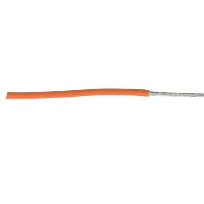 Przewód miedziany posrebrzany, izolowany PFA, skręcony 19/36, 24awg, odporny chemicznie, dostępny w 9 kolorach