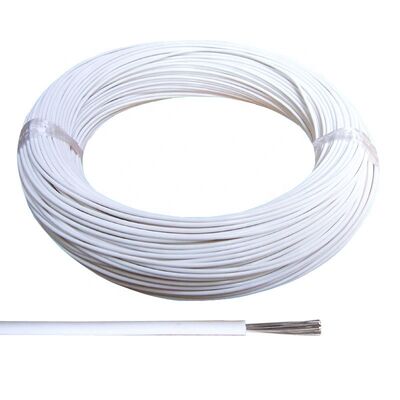 4-żyłowy kabel ekranowany z fluoroplastiku, posrebrzany, pleciony, izolowany FEP, PFA, PTFE