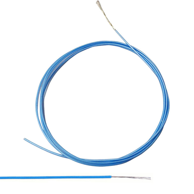 Drut izolowany FEP w kolorze niebieskim Drut miedziany z litym rdzeniem o grubości 18 mm
