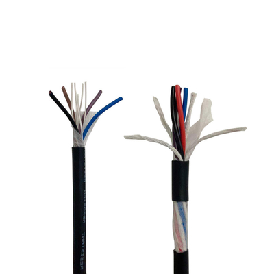 Kurtka z PVC Wielożyłowy kabel miedziany do robotów o wysokiej elastyczności