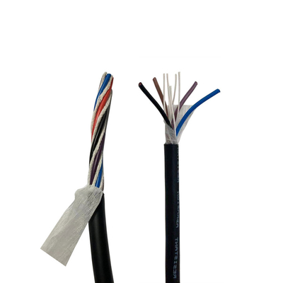 Kable PUR 24 Awg PUR 4-żyłowy kabel elektryczny Odporna na ciepło izolacja PVC